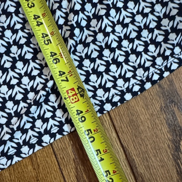 Boden Thea Sleeveless Midi Dress Blue and White Tulip Print Size 12 - Picture 10 of 10